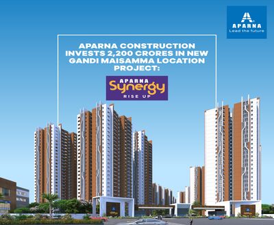 Aparna Constructions Has Recently Launched A Brand New Project In Gandi Maisamma Location – Aparna Synergy With An Investment Of ₹2,200 Crores!